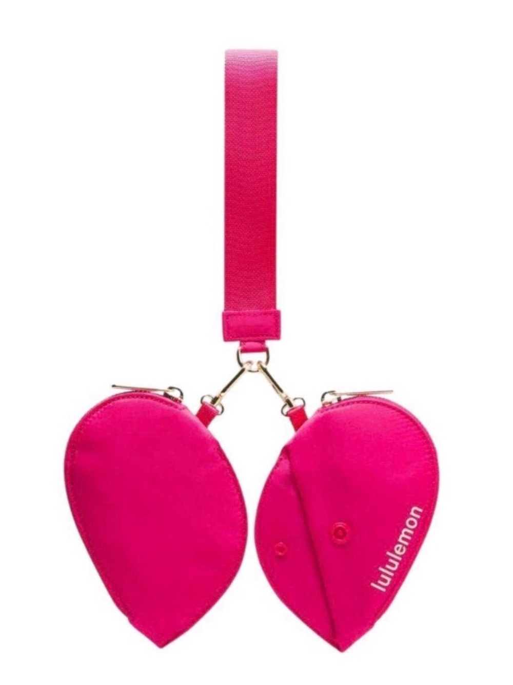 Lululemon Heart Dual Pouch Wristlet
